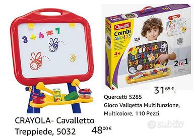 Lavagna Crayola e lettere magnetiche Quercetti