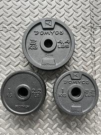 Pesi palestra con manubrio e cavo