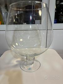 Coppa / calice in vetro cristallo XXL h 35 cm