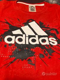 T Shirt rossa ADIDAS