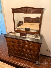 Camera da letto stile Luigi XVI  legno e marmo