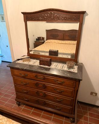 Camera da letto stile Luigi XVI  legno e marmo
