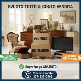 svuota cantine e appartamenti 