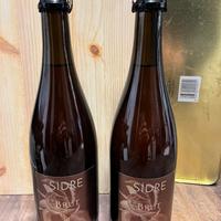 due bottiglie di Sidrè brut