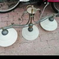 Lampadario Bilanciere in ferro battuto 