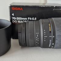 Obbiettivo Sigma DC Macro 70-300mm per Canon