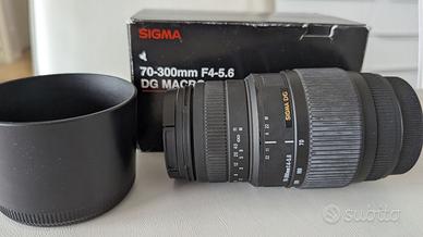 Obbiettivo Sigma DC Macro 70-300mm per Canon