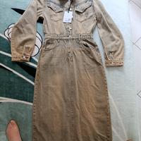 vestito in jeans nuovo con cartellino 
