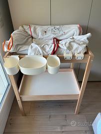 Fasciatoio Ikea color faggio/bianco competo