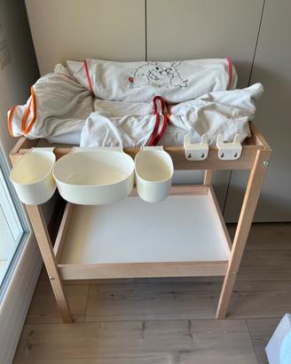Fasciatoio Ikea color faggio/bianco competo