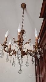 Lampadari d'epoca in Ottone ed in Bronzo