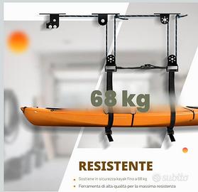 Paranco per Kayak da Soffitto