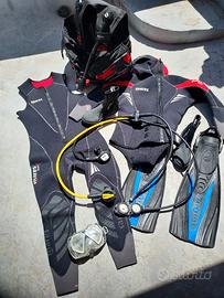 attrezzatura subaquea 