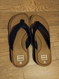 Infradito da uomo nero e beige - taglia 40