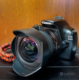 Fotocamera Reflex Canon Eos 1100D+ Obiettivo 18-55