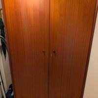 Armadio in Teak con appendiabiti