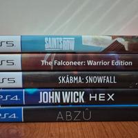 Lotto videogiochi Playstation 4 e Playstation 5