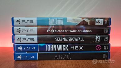 Lotto videogiochi Playstation 4 e Playstation 5