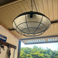 lampadario industriale smaltato