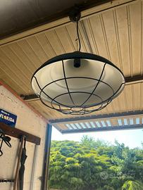 lampadario industriale smaltato