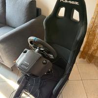 Volante G29 Logitech + Playseat seduta gaming