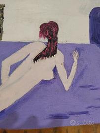 Acrilico su tela nudo