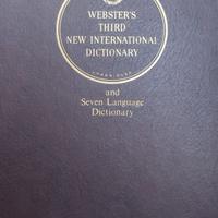 Dizionario Monolingua inglese - 3 volumi