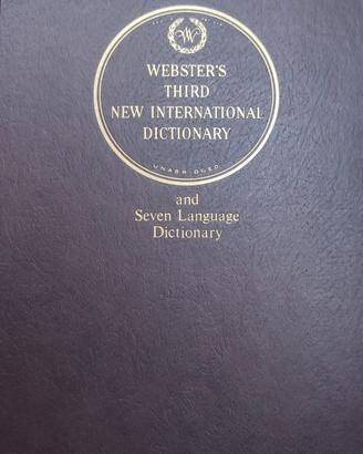 Dizionario Monolingua inglese - 3 volumi