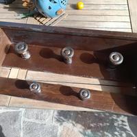 Appendiabiti Arte Povera Legno Rustico vintage
