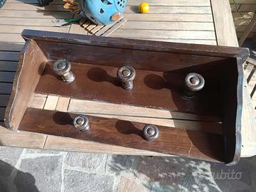 Appendiabiti Arte Povera Legno Rustico vintage