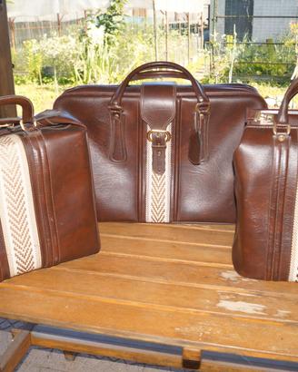 set valigie vintage 