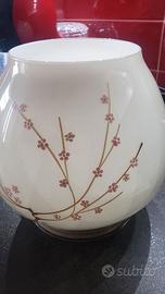 SPLENDIDO VASO CON BASE IN ARGENTO