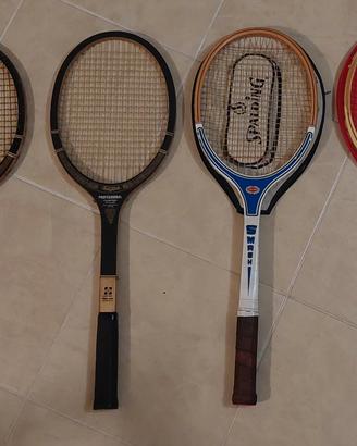 4 Racchette Tennis Vintage Legno Maxima Cardozo

