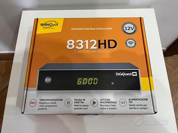 Decoder Satellitare DigiQuest 8312HD Con Registra