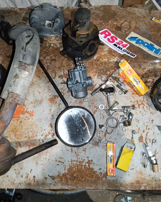 ricambi piaggio vespa 50 special marmitta carburat