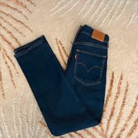 Jeans levi’s 714 High Rise Straight Premium Blu