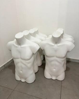 BUSTI MANICHINO UOMO – ESPOSIZIONE NEGOZIO