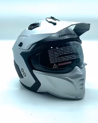 CASCO CROSSOVER TRIAL 3 IN 1 DIEFFE 711 NERO OPACO