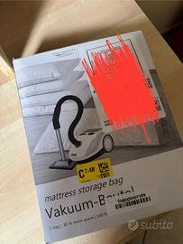 Sacchetto sottovuoto materasso singolo 130x240 cm