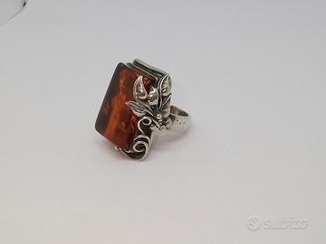 Anello Vintage Ambra