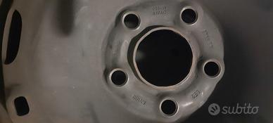 cerchi acciaio originali vw polo 2016