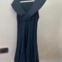 Abito do na taglia M con collo in taffeta’