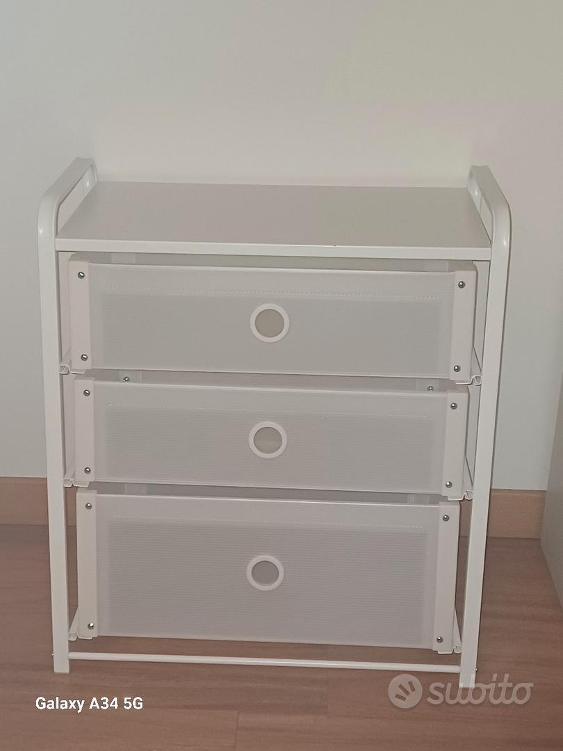 LOTE Cassettiera con 3 cassetti, bianco, 55x62 cm - IKEA Italia