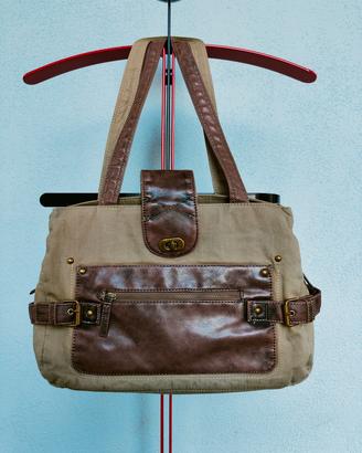 Borsa Beige e Marrone