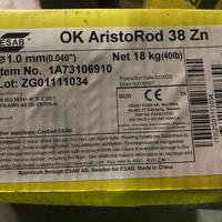 Filo saldatura ESAB OK AristoRod 38 Zn 1mm