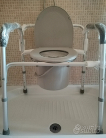 Sedia wc anziani/disabili