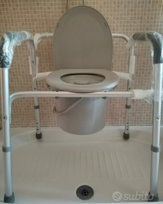 Sedia wc anziani/disabili