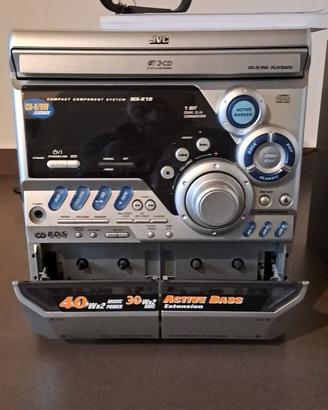 Stereo JVC MX-K1R Compact Component System 3-CD