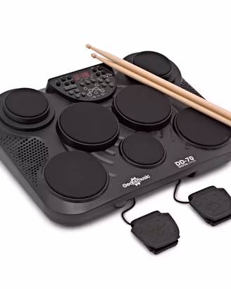 DD70 Batteria elettronica portatile di Gear4music