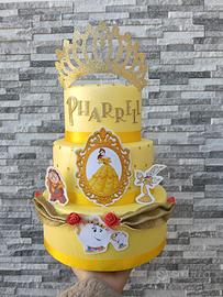torta scenografica bella e la bestia 